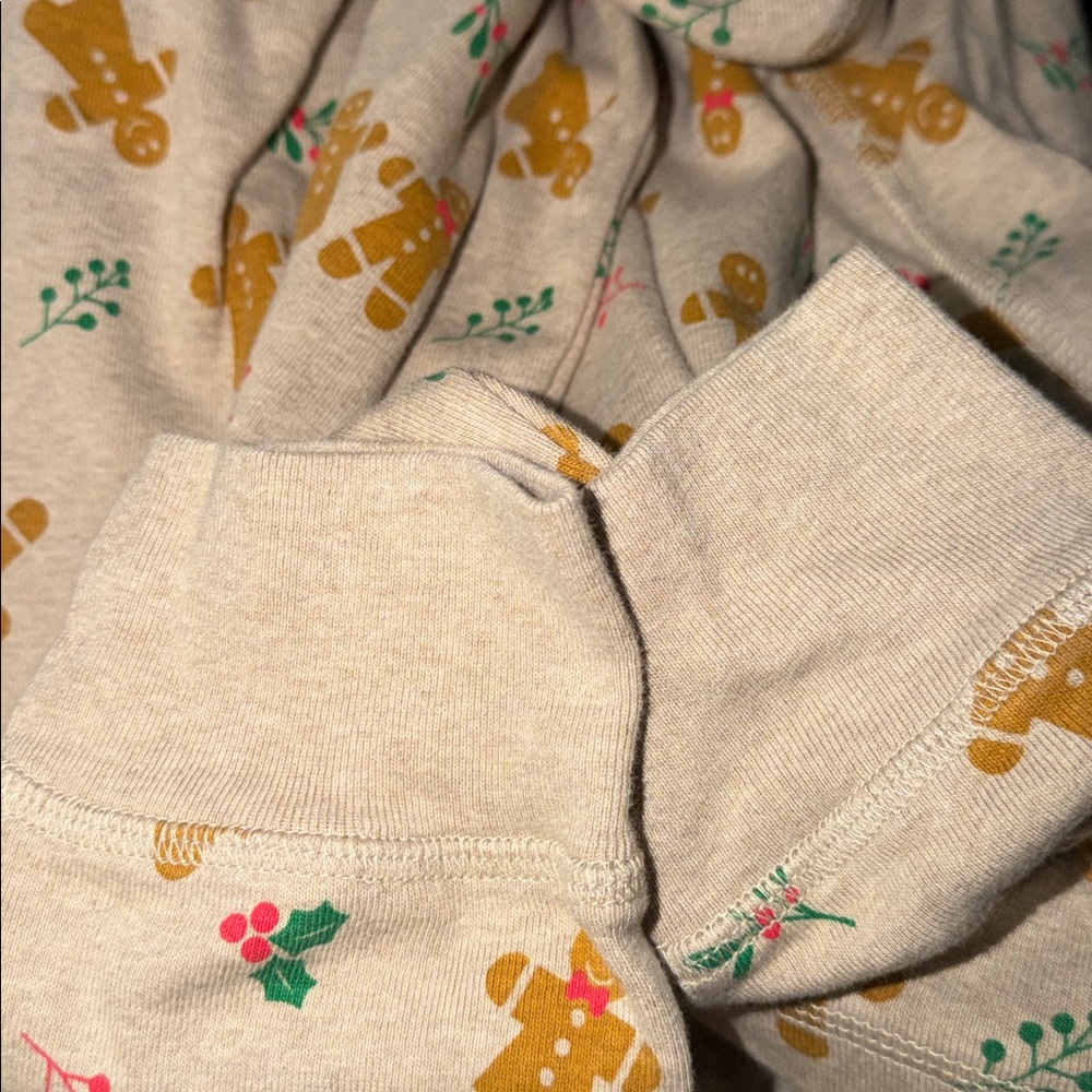 Pact Size Large Unisex Pajama 2 Piece Set Gingerbread 100% Organic Cotton Comfy - Picture 10 of 16